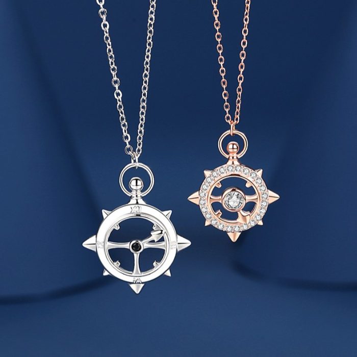 S925 I 5:20 Couple Necklace Set - Image 3