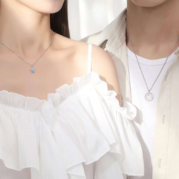 S925 I You Are My Lucky Star Necklace For Couples - Image 2