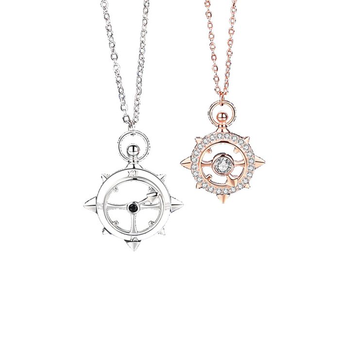 S925 I 5:20 Couple Necklace Set