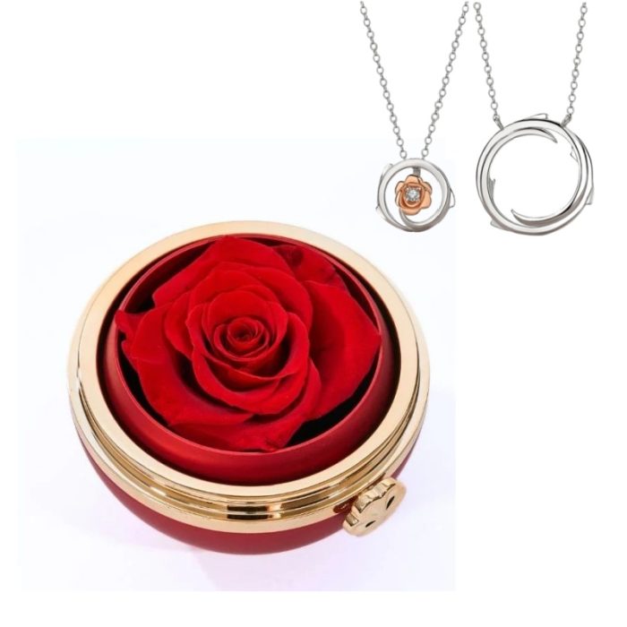 Eternal Passion S925 I Thorns and Roses Necklace For Couples Gift Sets