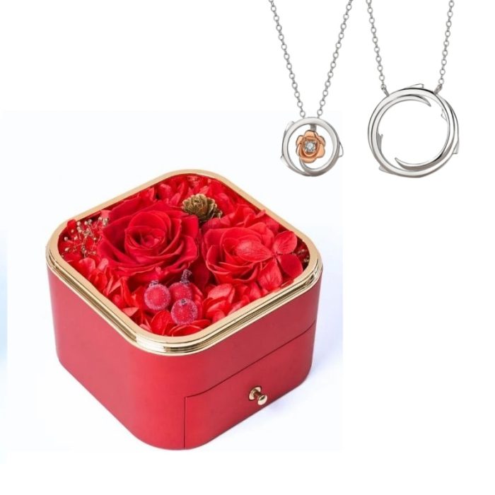 Eternal Rose S925 I Thorns and Roses Necklace For Couples Gift Sets