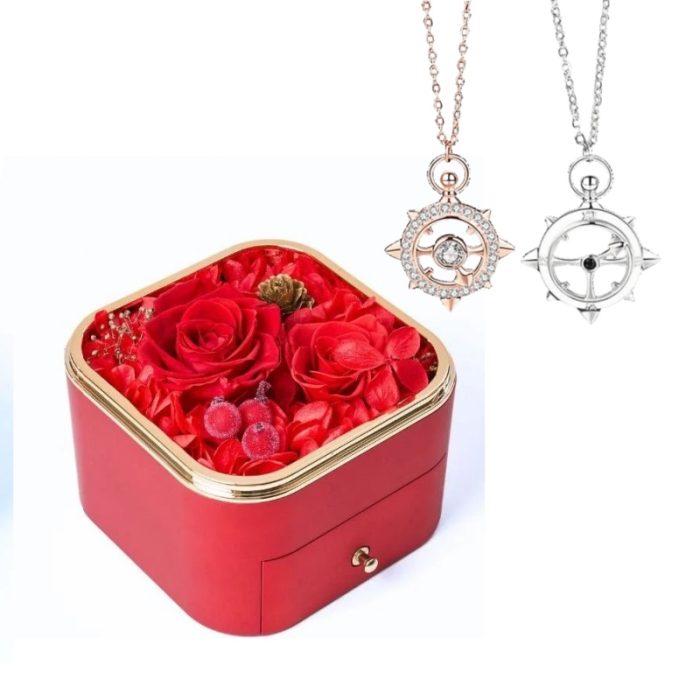 Eternal Rose S925 I 5:20 Necklace For Couples Gift Sets