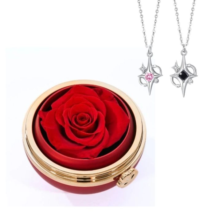 Eternal Passion S925 I Matching Stars Necklace For Couples Gift Sets