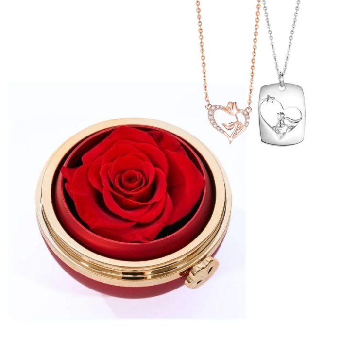 Eternal Passion S925 I Matching Hearts Necklace For Couples Gift Sets